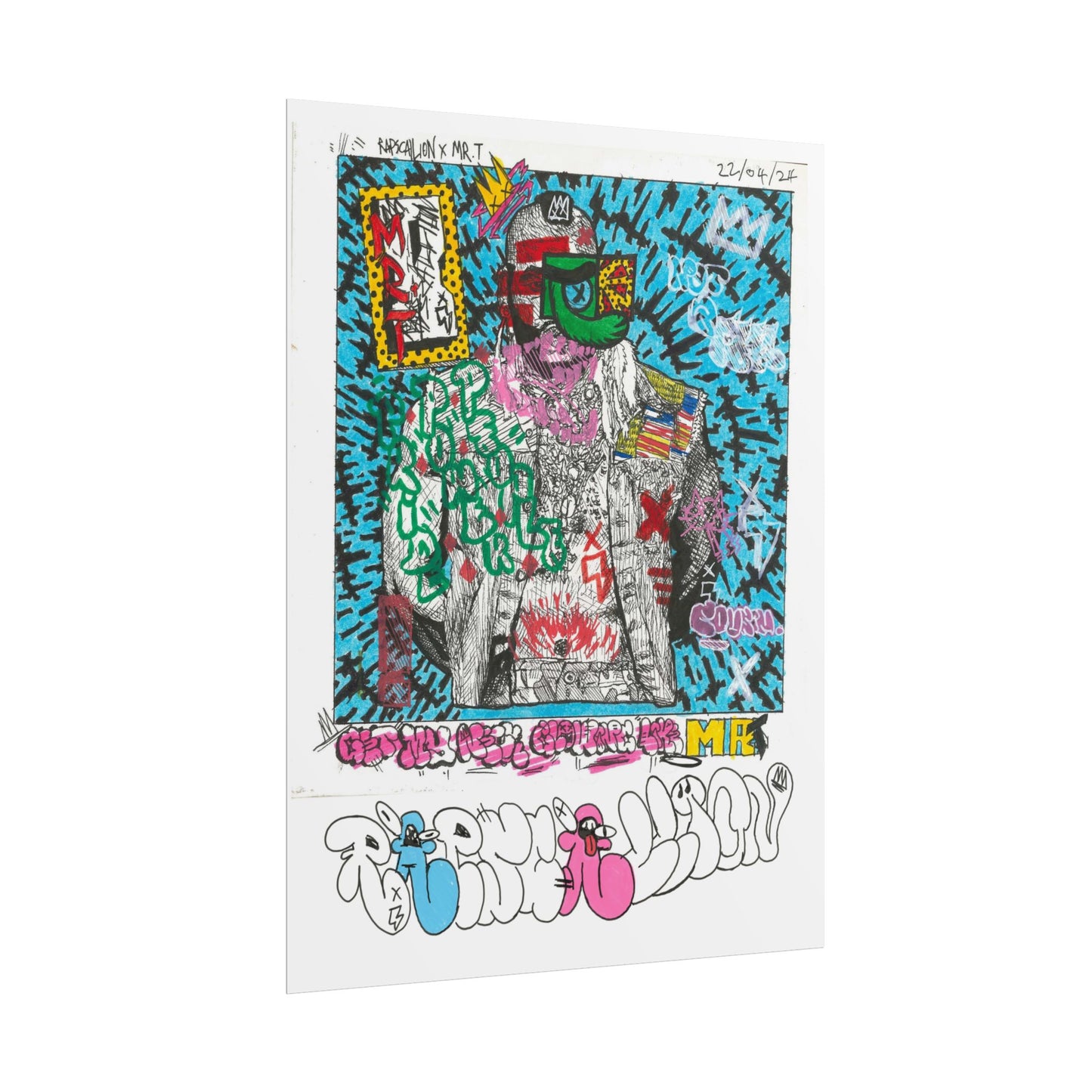 Rapscallion Lord Of Dog Action Hero Rolled Poster