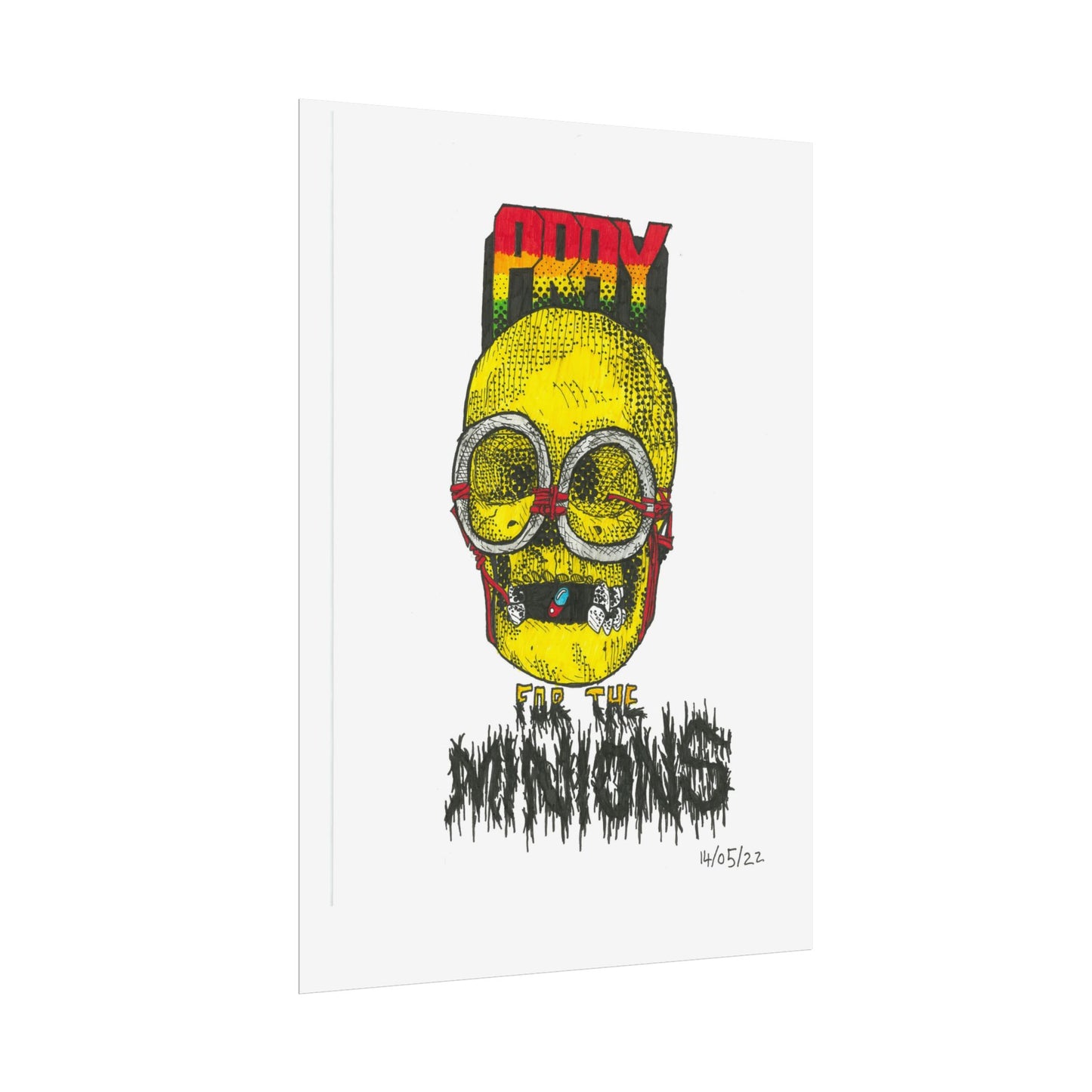 Rapscallion Pray For Minions Rolled Poster