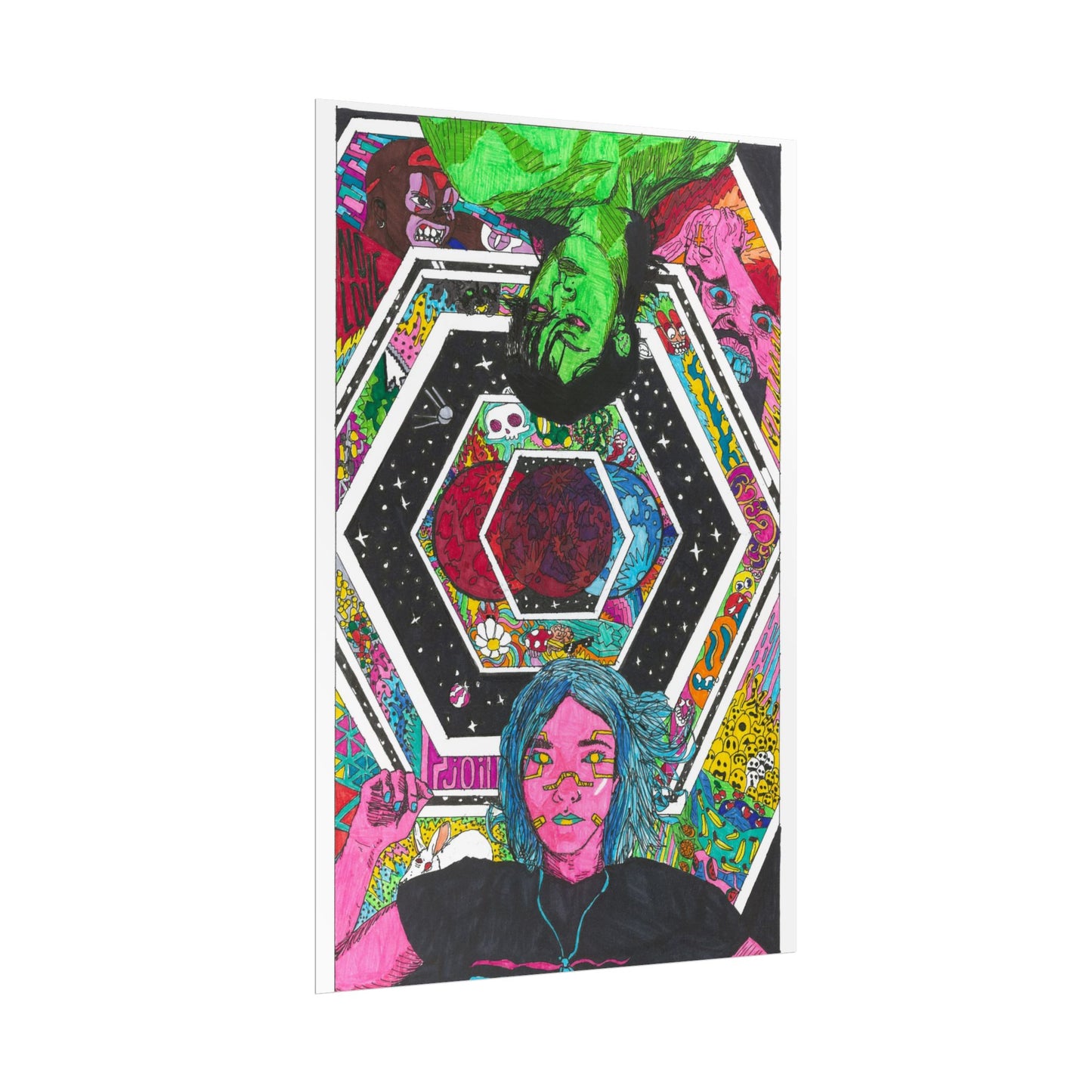 Rapscallion Space Song Rolled Poster