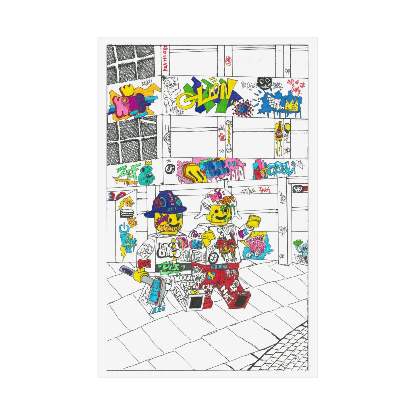 Rapscallion Brick Park Rolled Poster