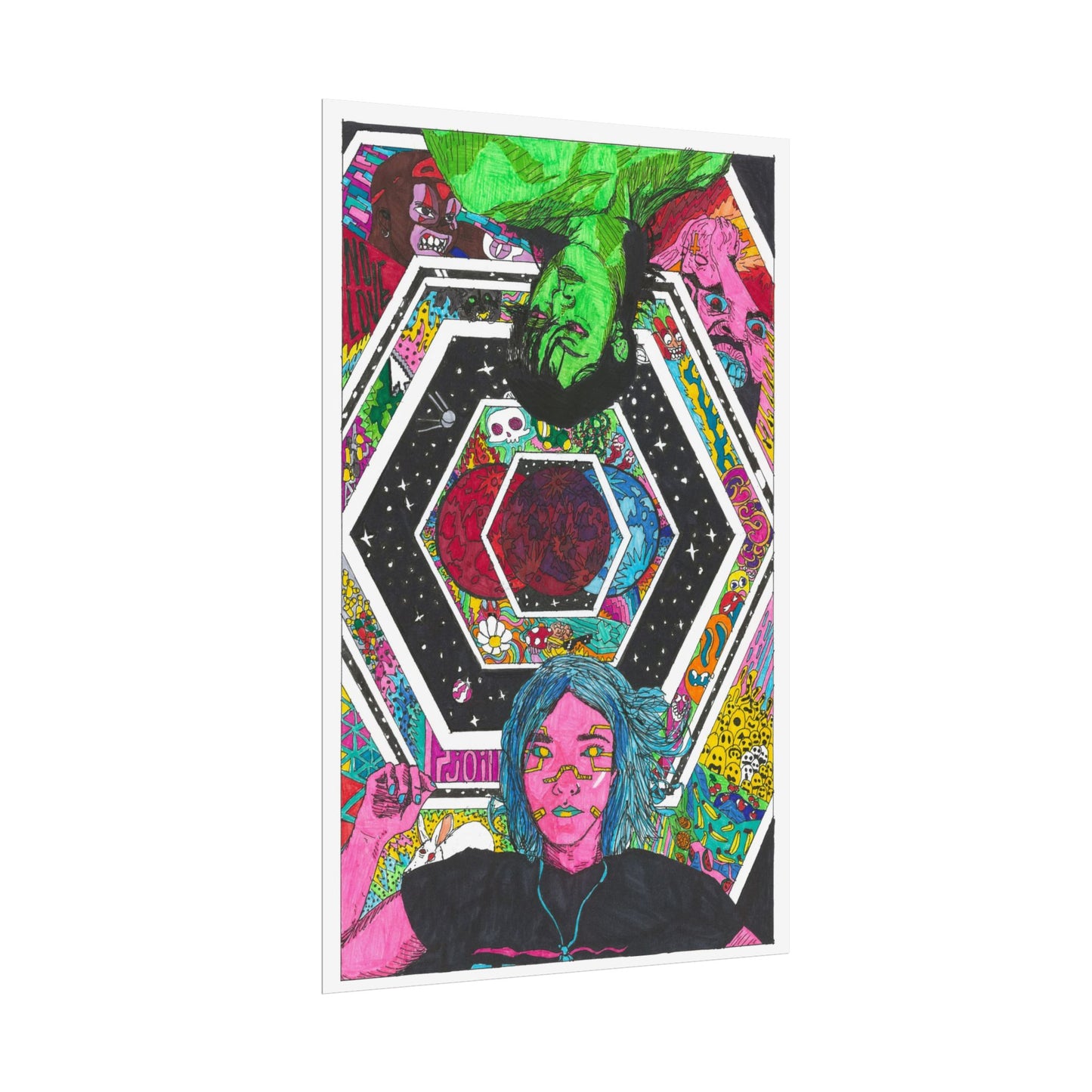 Rapscallion Space Song Rolled Poster
