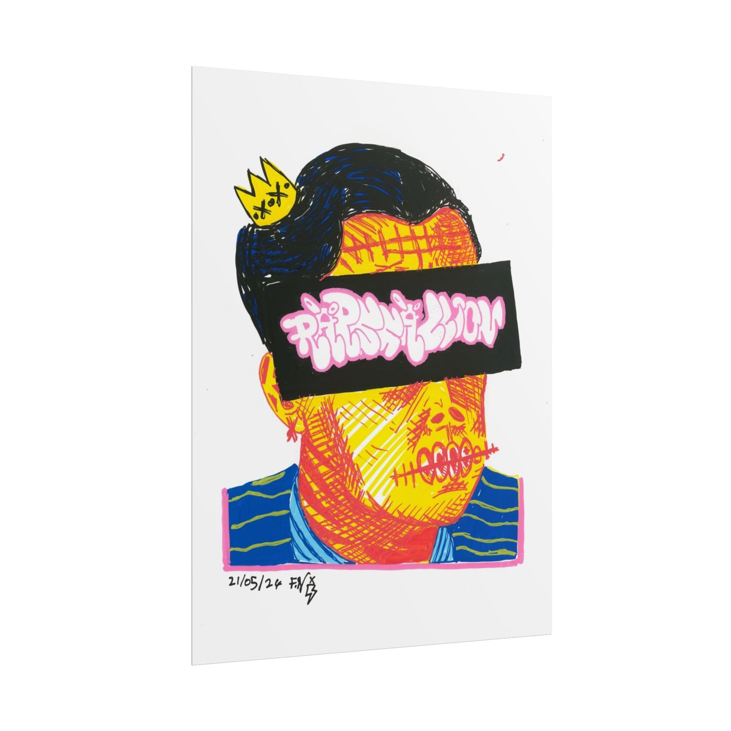 Dog of Streets Rapscallion Rolled Poster
