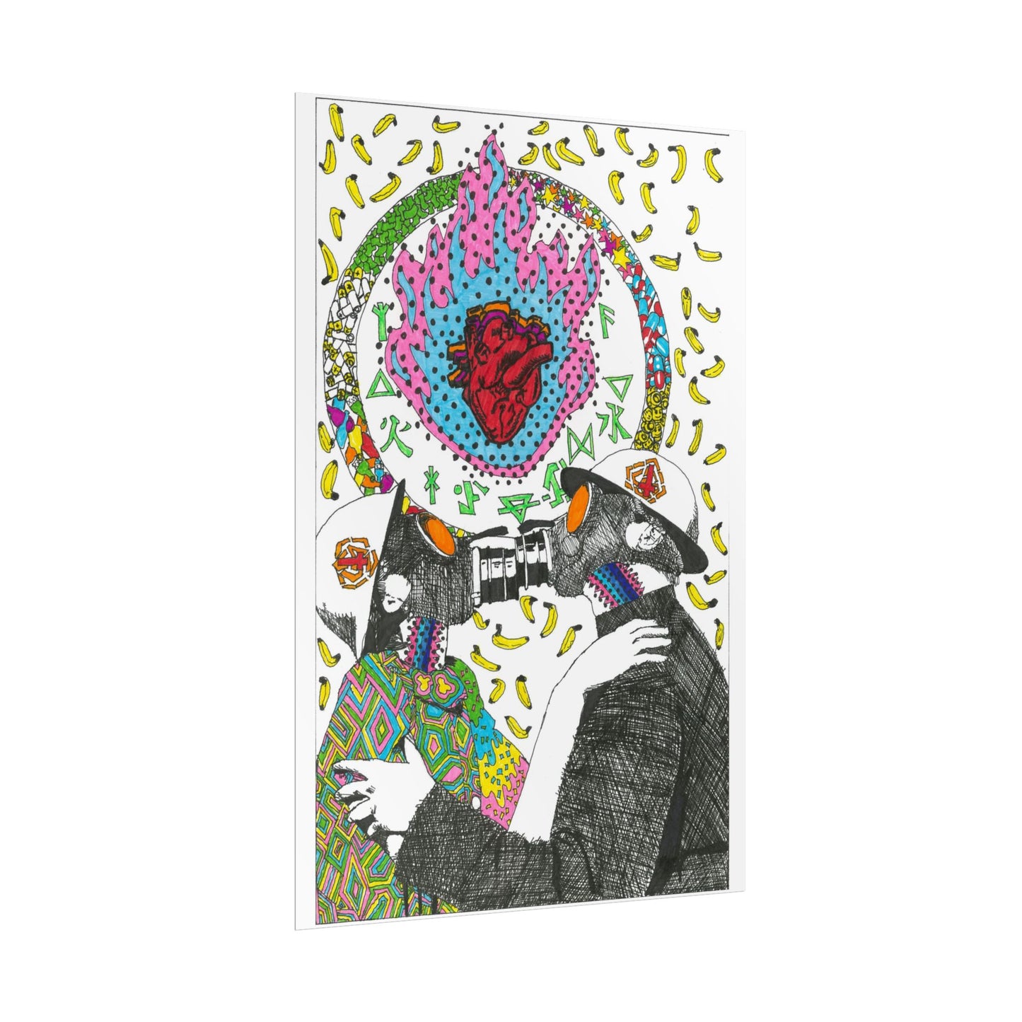 Rapscallion Quarantined Kiss Rolled Poster