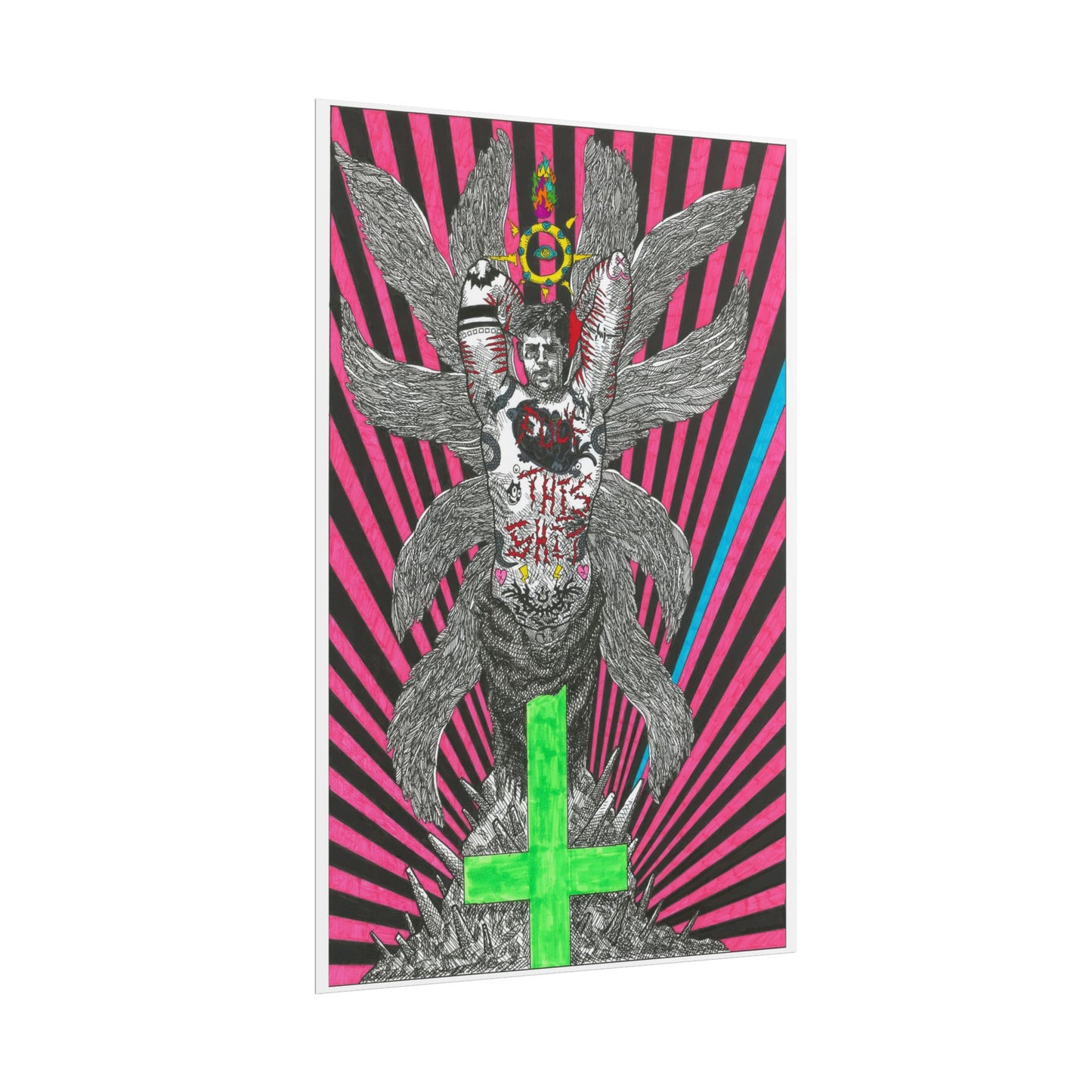 Rapscallion Ego Angel Rolled Poster