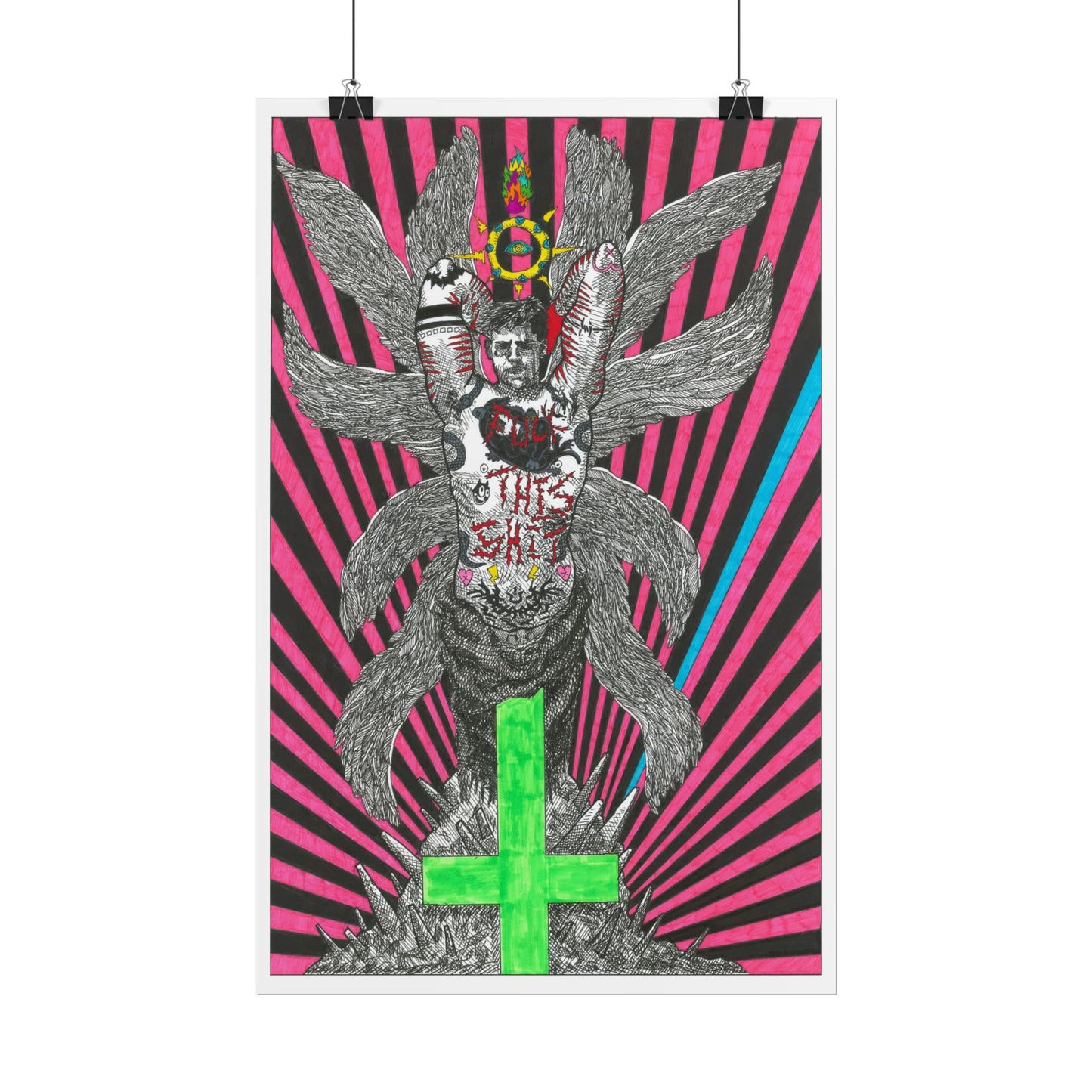 Rapscallion Ego Angel Rolled Poster