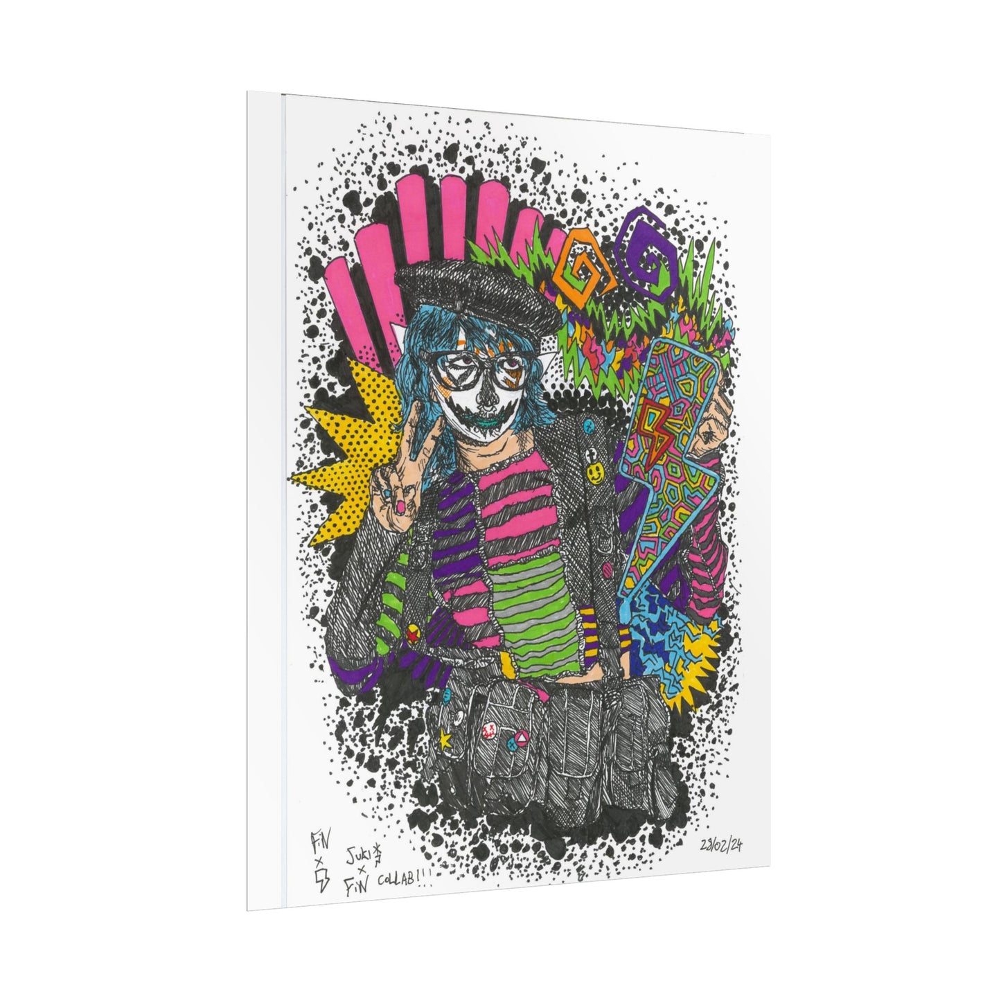 Rapscallion X Juki Rolled Poster