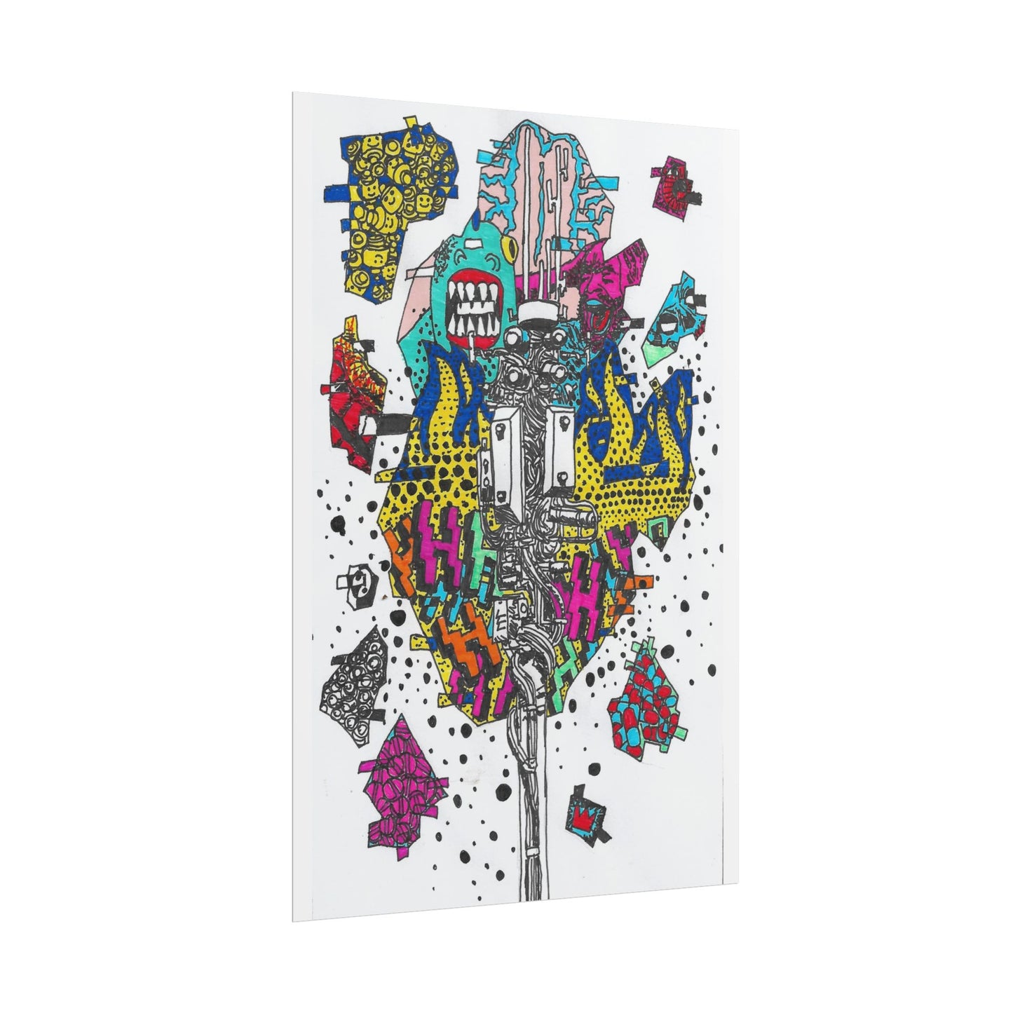 Rapscallion Pylon Rolled Poster