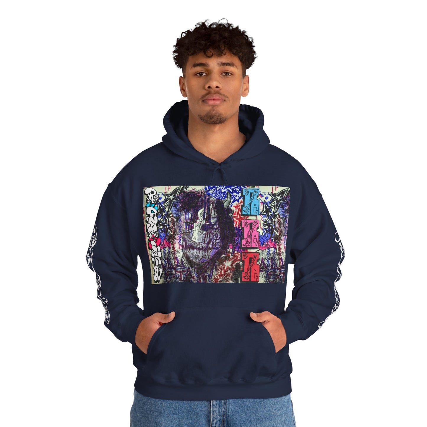 Rapscallion Oni Mask Hoodie Uni Sex Merch