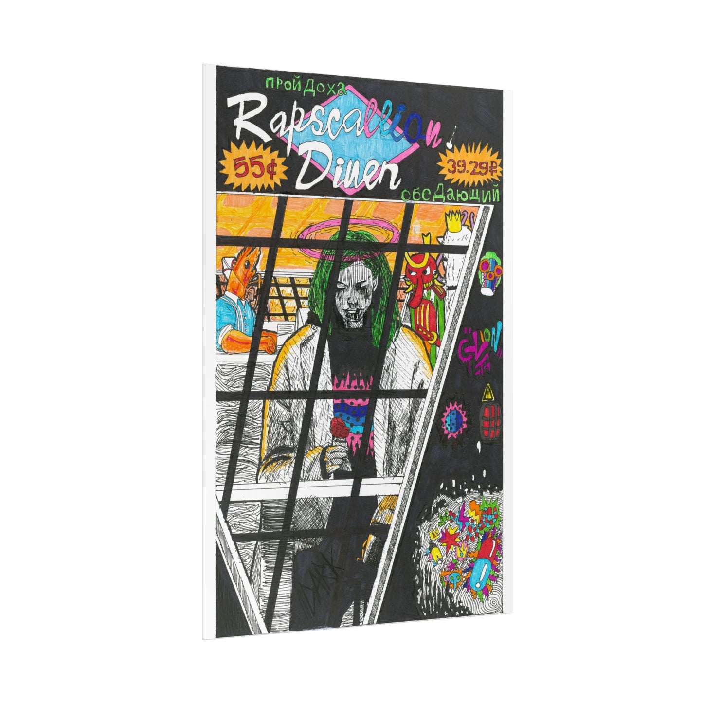 Rapscallion Diner Rolled Poster