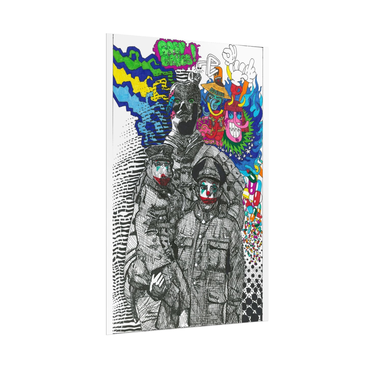 Rapscallion Baboon Man Rolled Poster