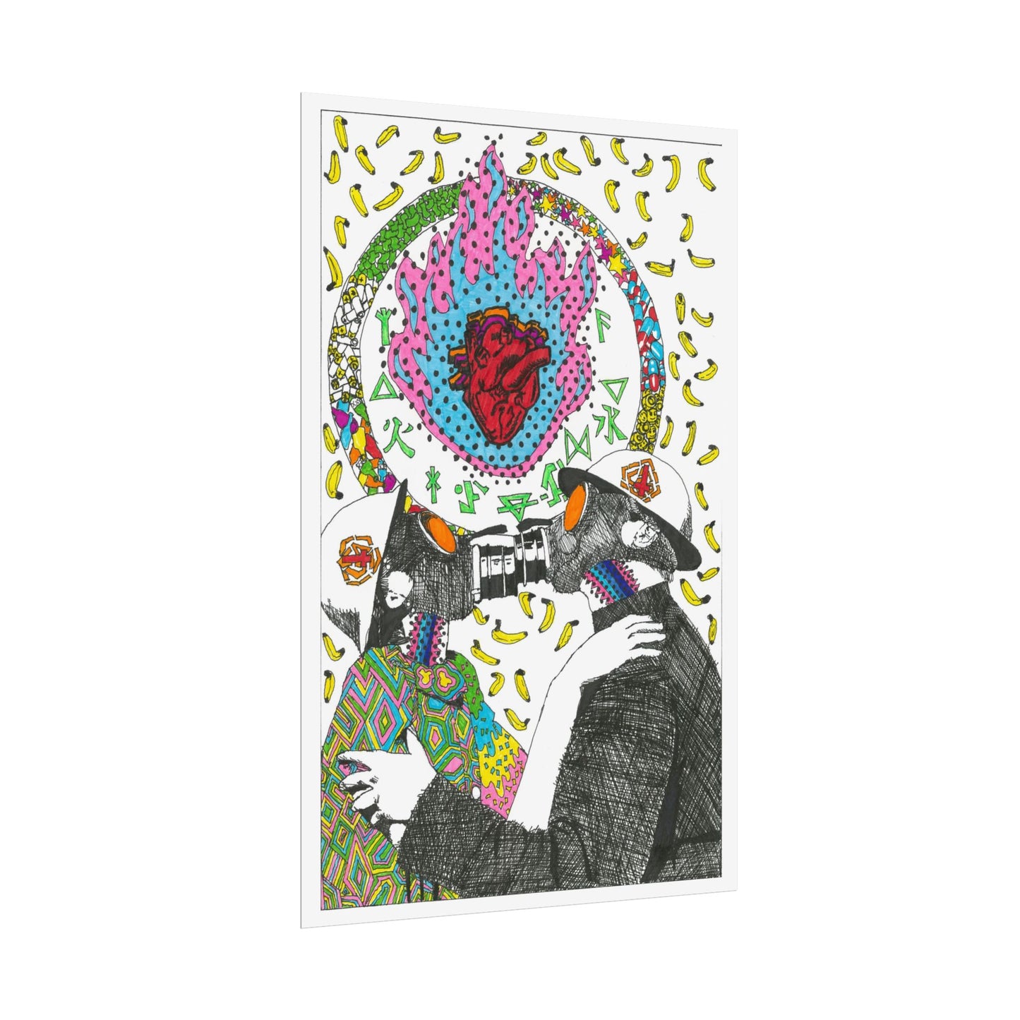Rapscallion Quarantined Kiss Rolled Poster