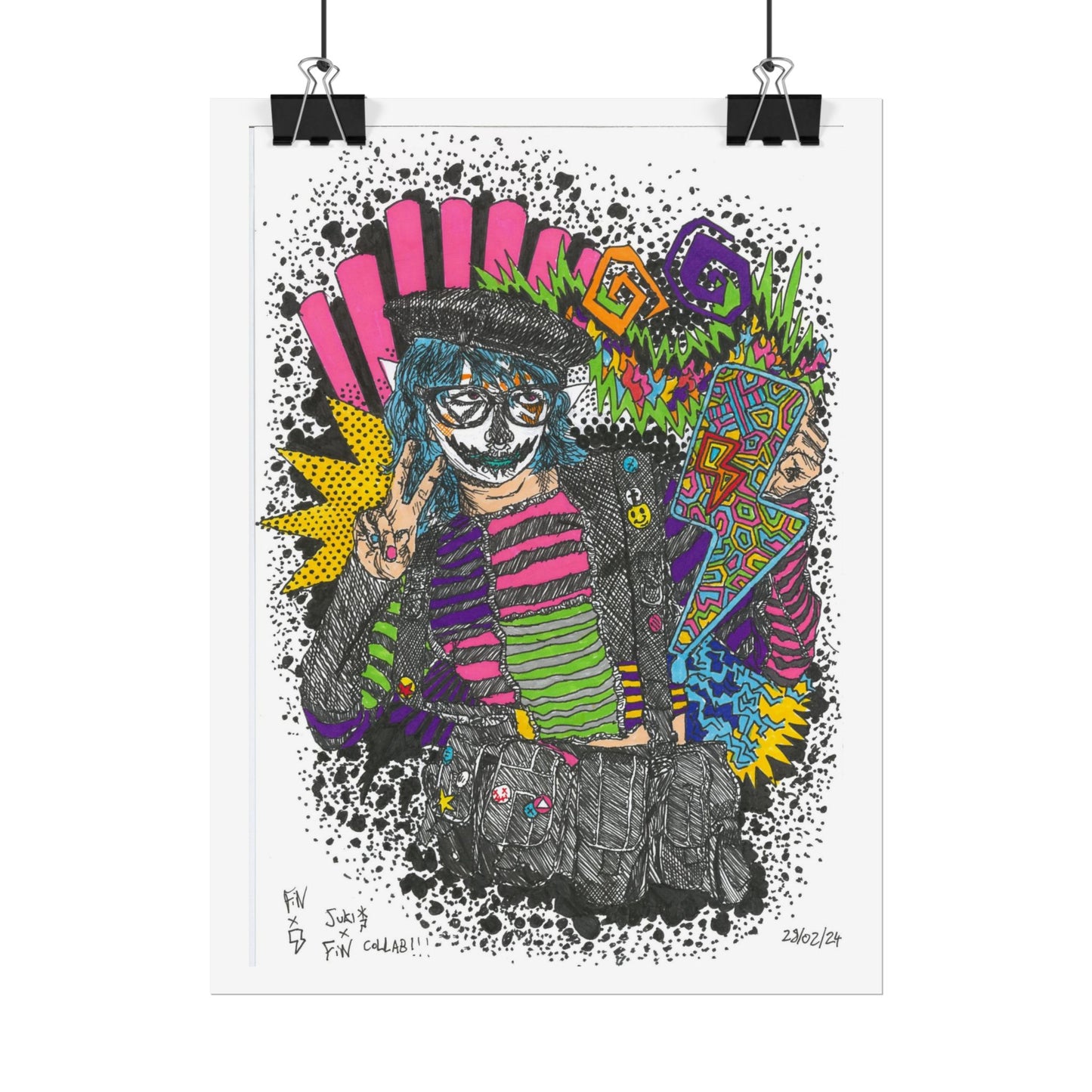 Rapscallion X Juki Rolled Poster