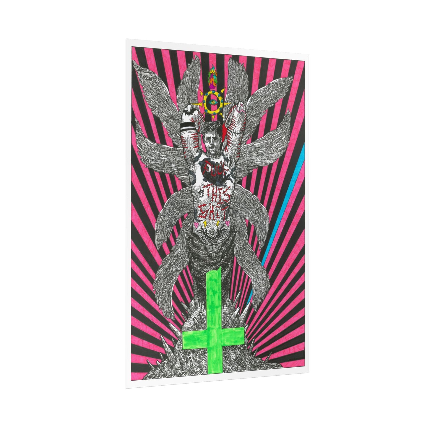 Rapscallion Ego Angel Rolled Poster