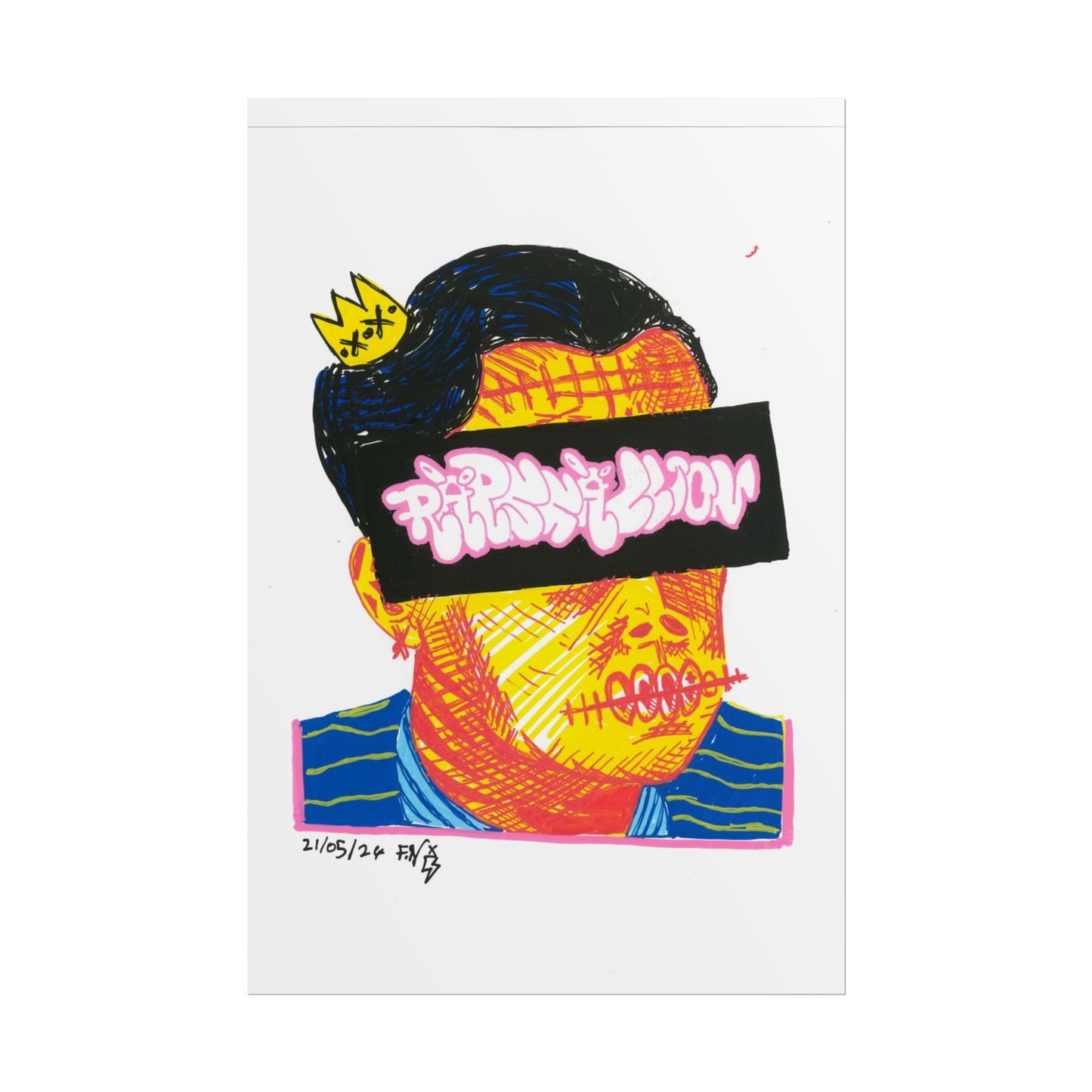 Dog of Streets Rapscallion Rolled Poster