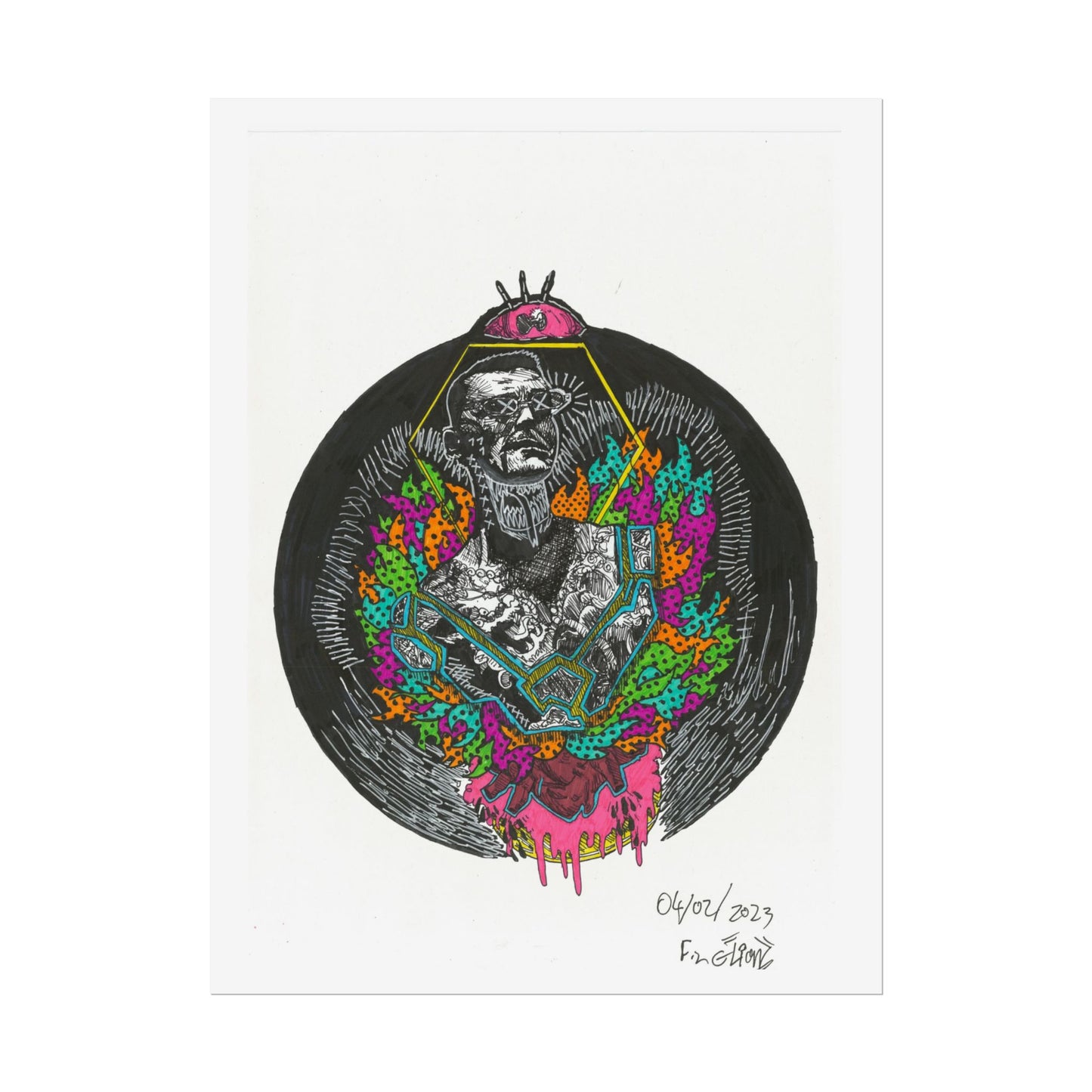 Rapscallion Tattooed Don Poster