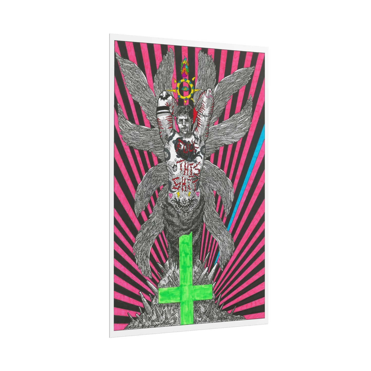 Rapscallion Ego Angel Rolled Poster