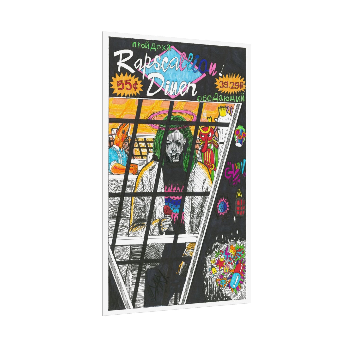 Rapscallion Diner Rolled Poster