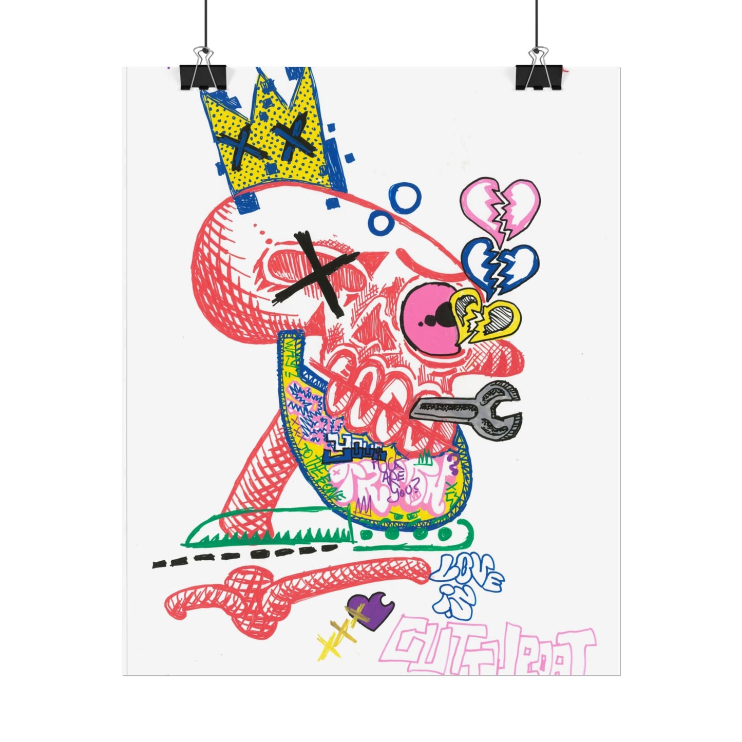 Rapscallion Cut Throat Rolled Poster