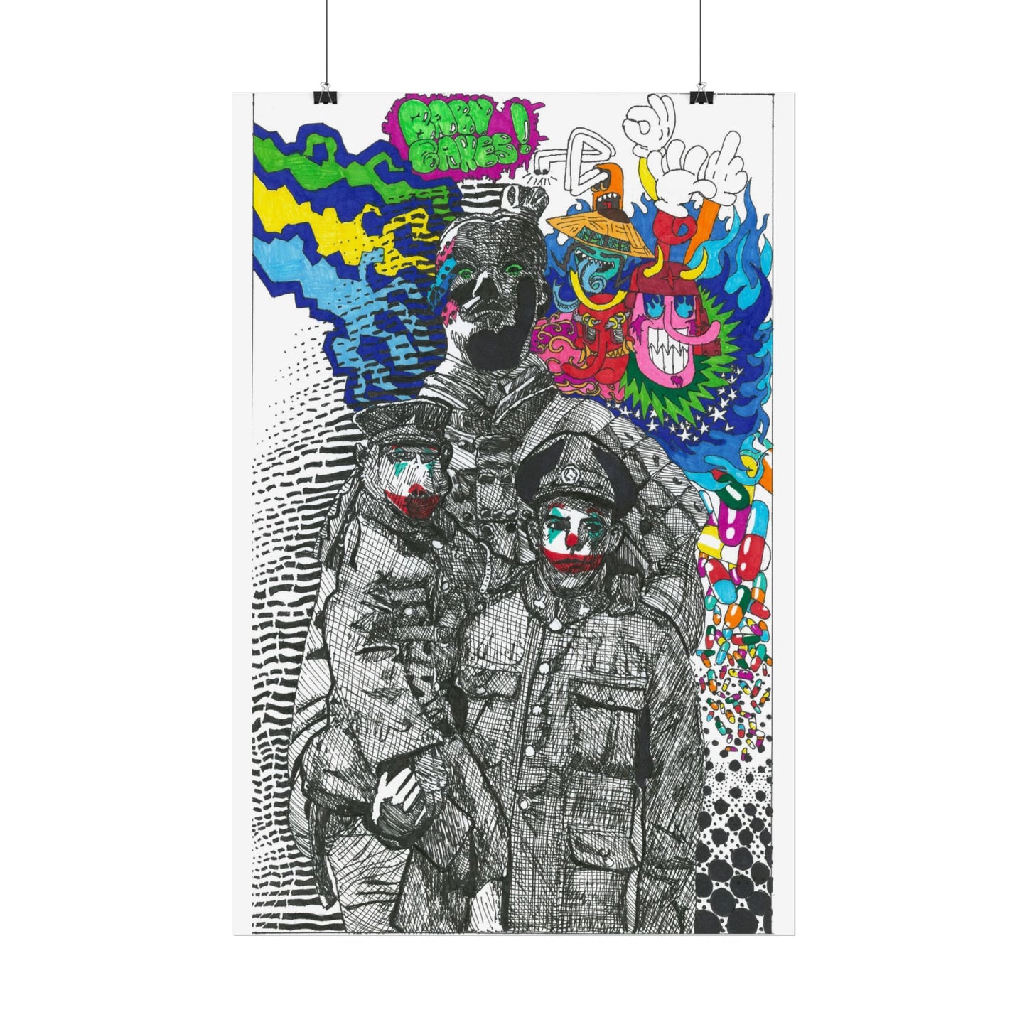 Rapscallion Baboon Man Rolled Poster