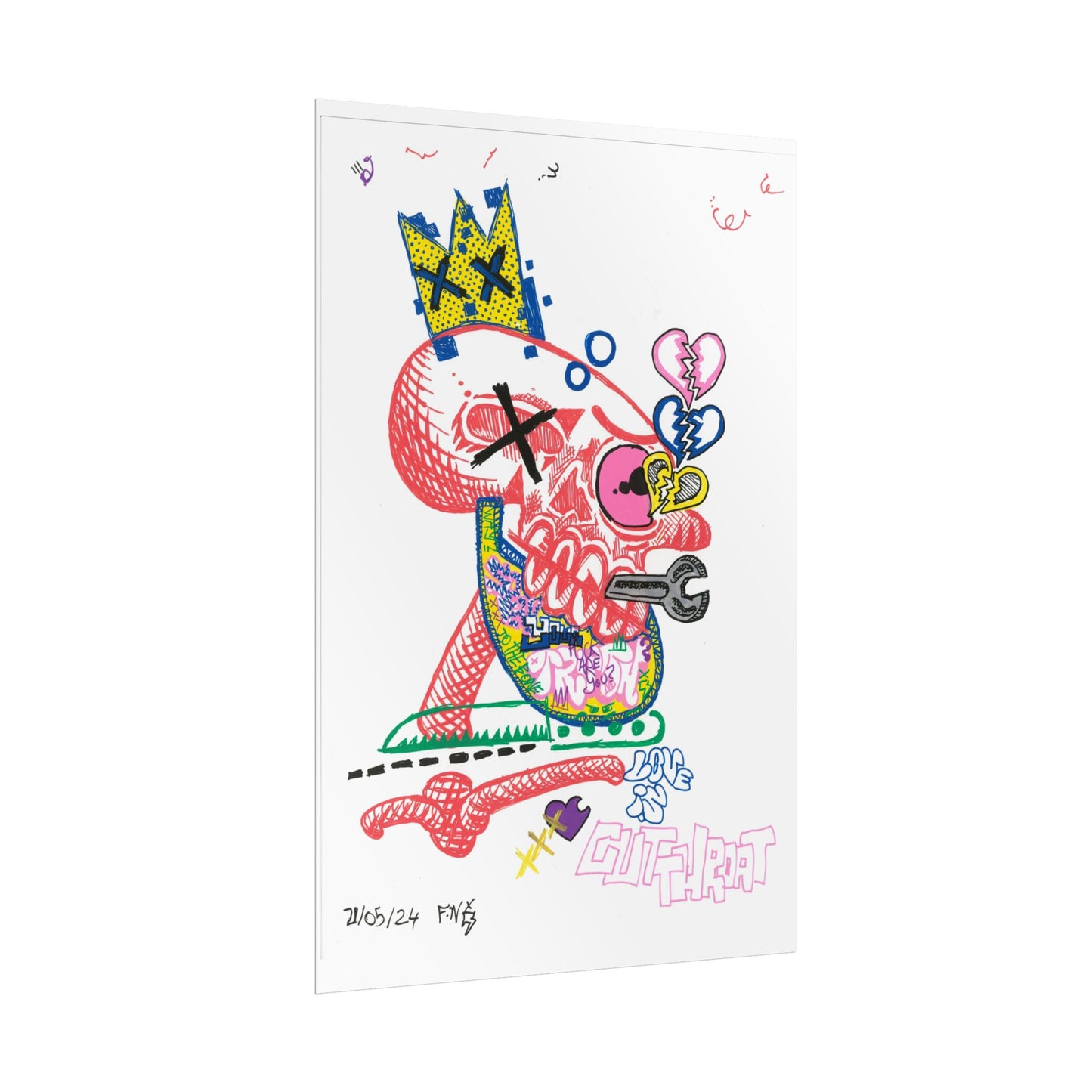 Rapscallion Cut Throat Rolled Poster