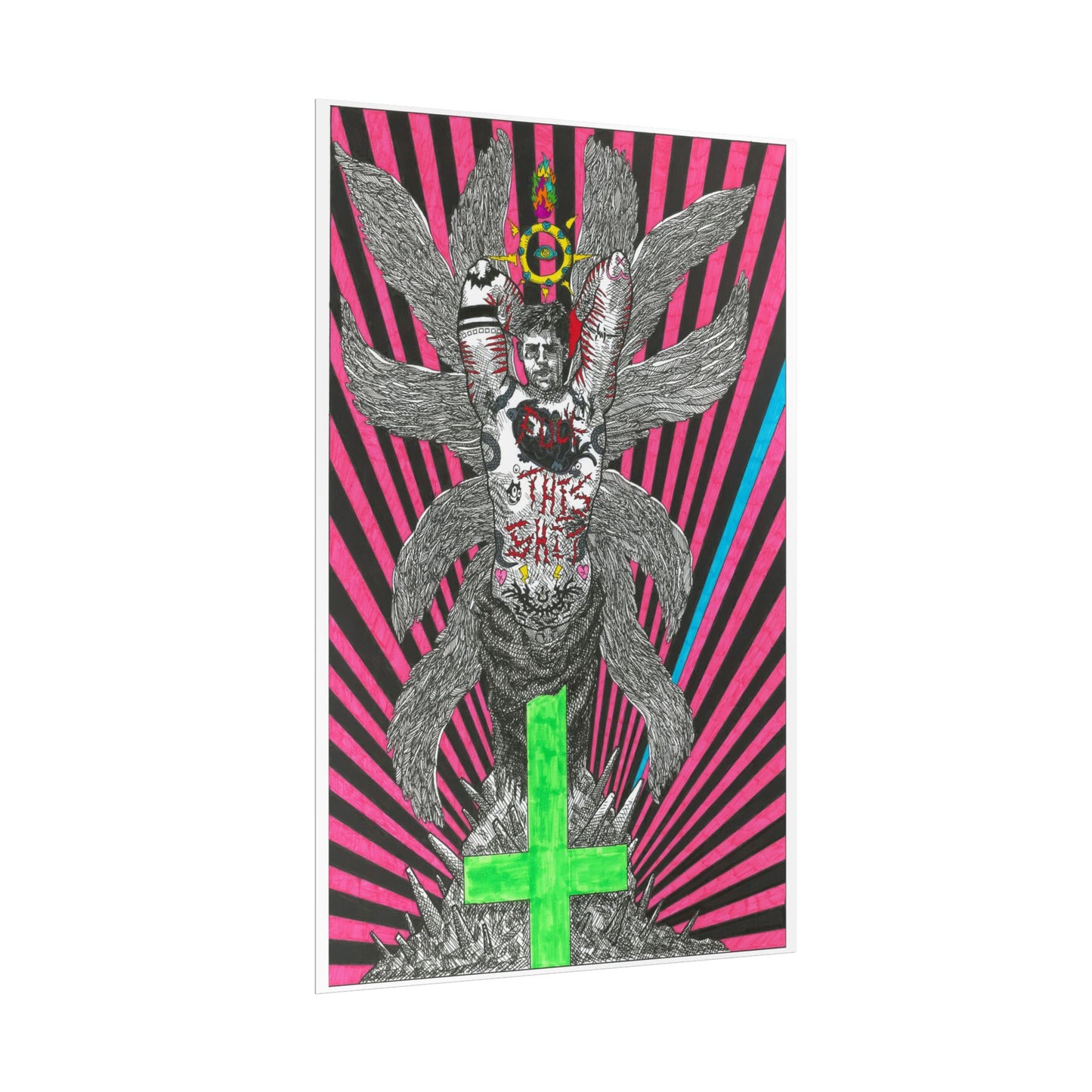 Rapscallion Ego Angel Rolled Poster