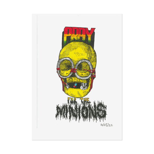 Rapscallion Pray For Minions Rolled Poster