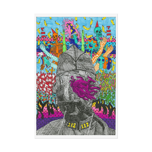 Rapscallion Squid Face Rolled Poster