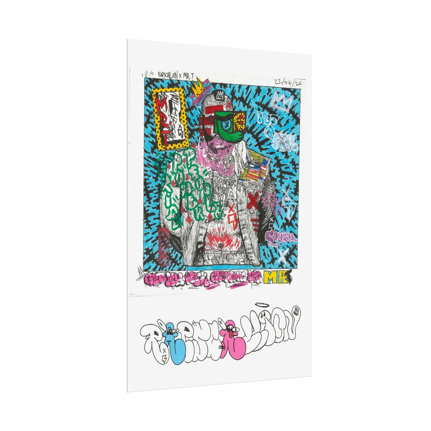 Rapscallion Lord Of Dog Action Hero Rolled Poster