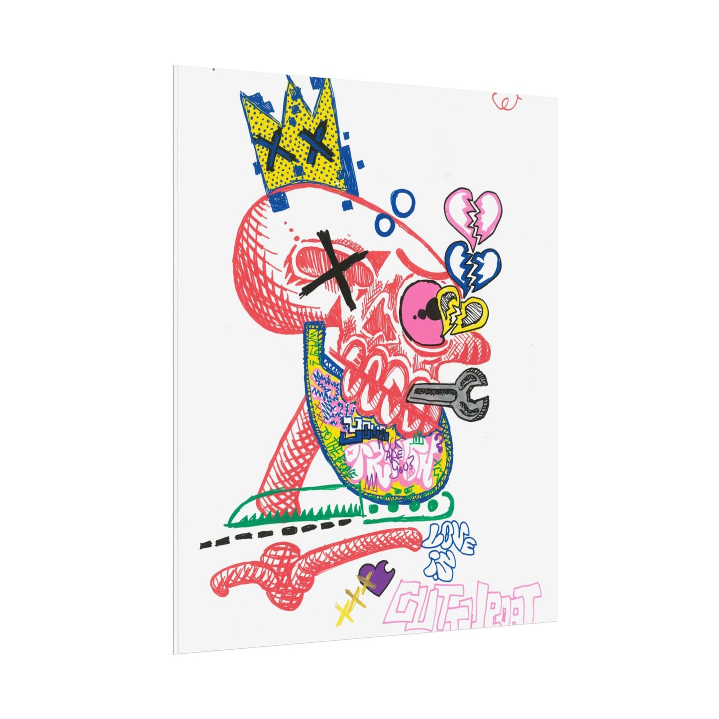 Rapscallion Cut Throat Rolled Poster