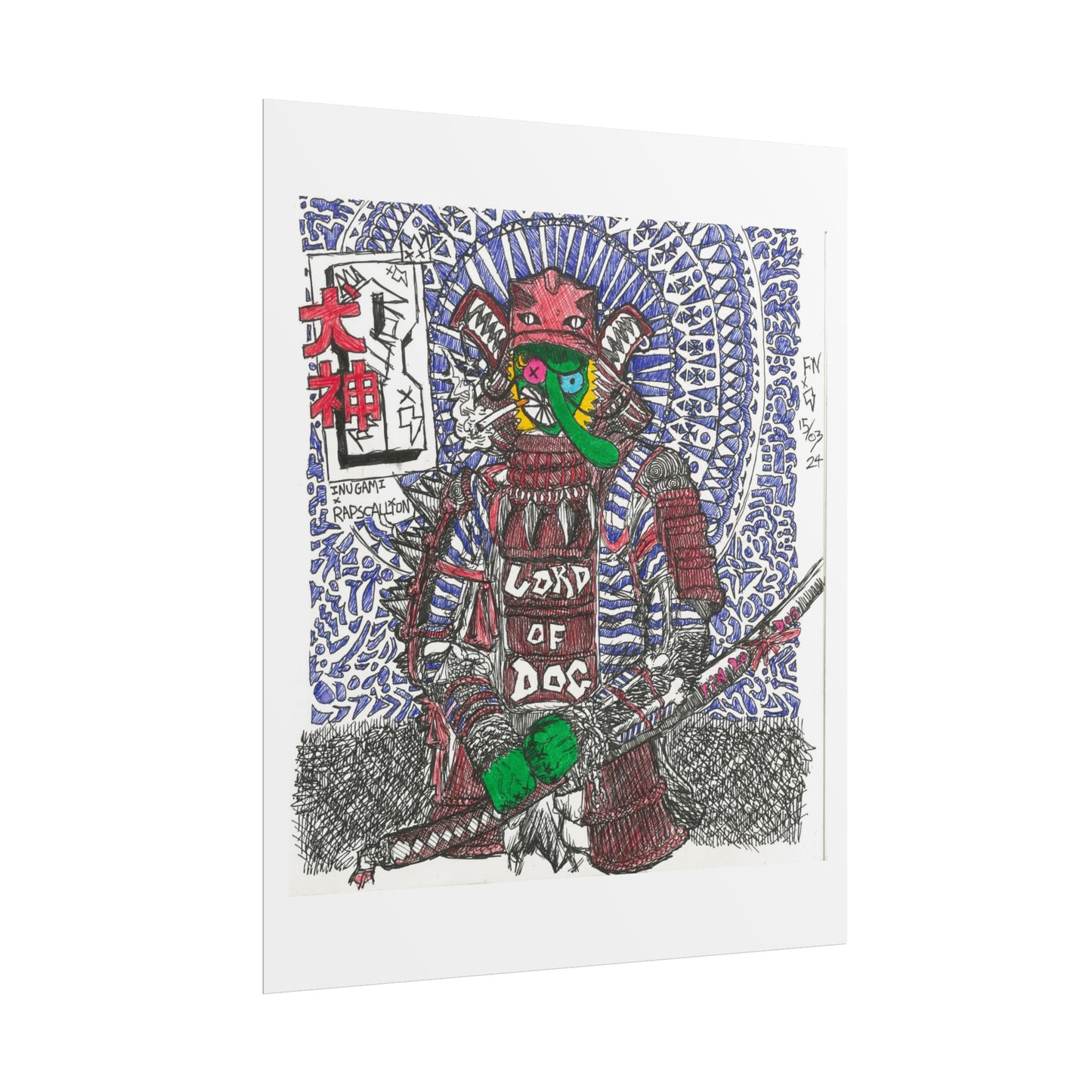 Rapscallion x Lord Of Dog Rolled Poster