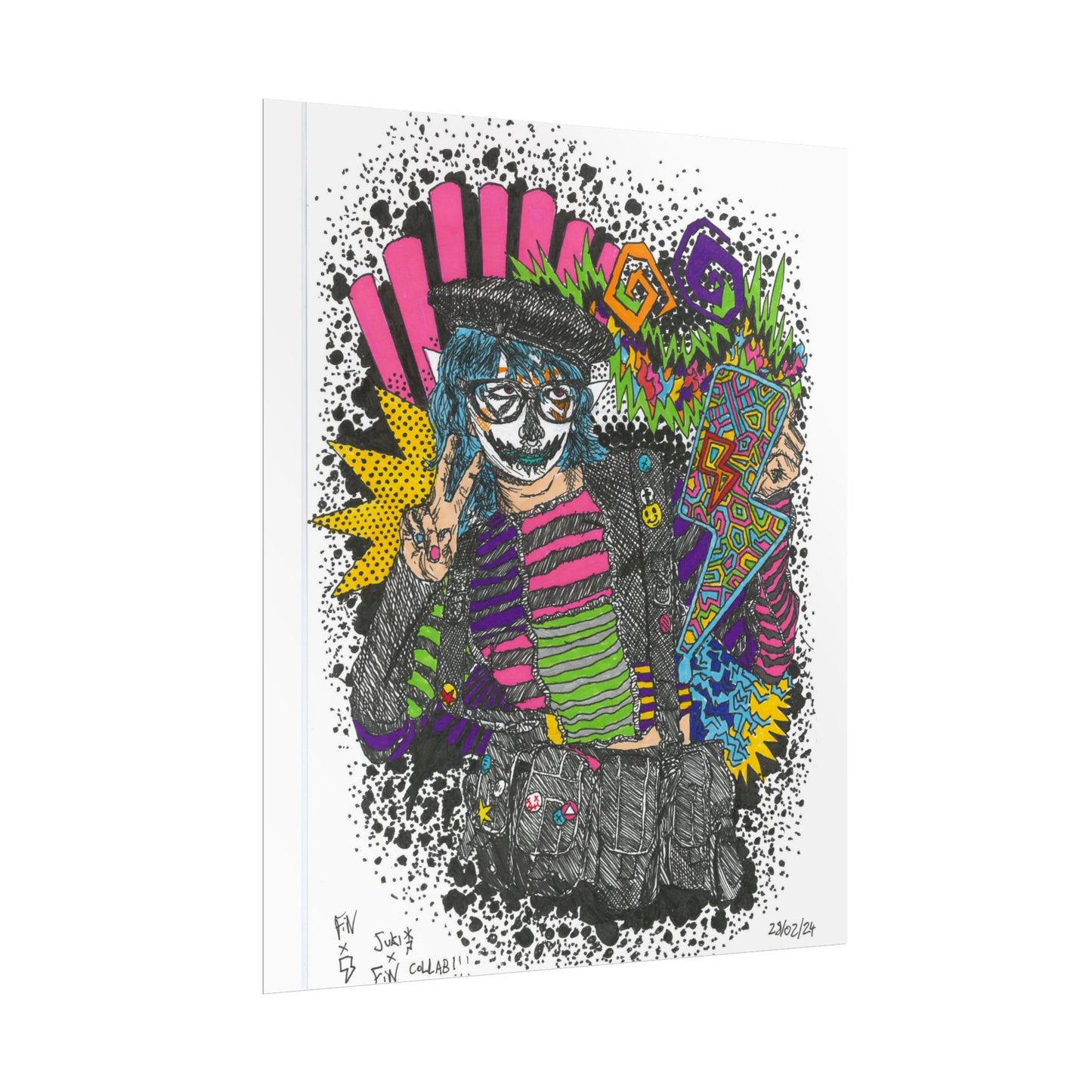 Rapscallion X Juki Rolled Poster