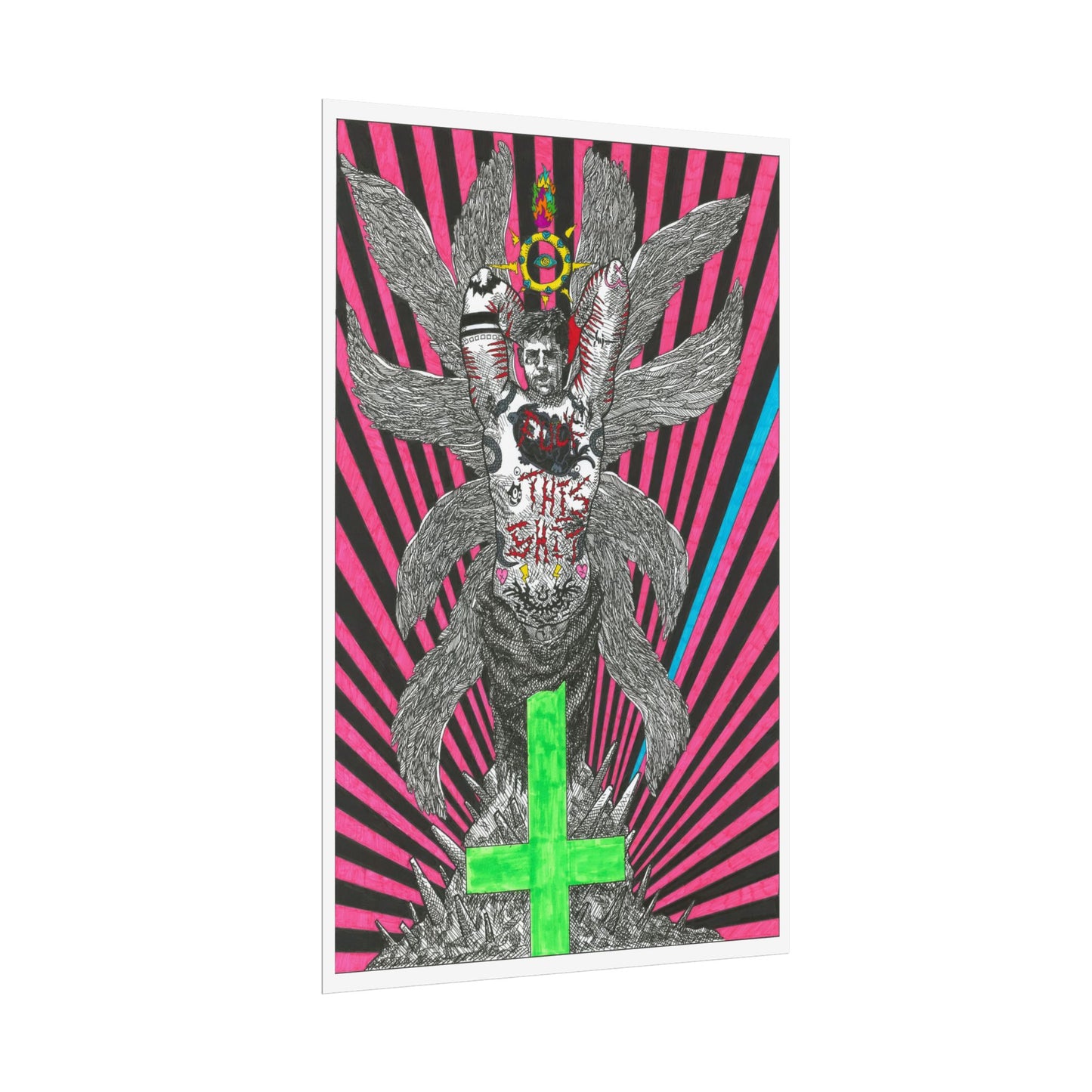 Rapscallion Ego Angel Rolled Poster