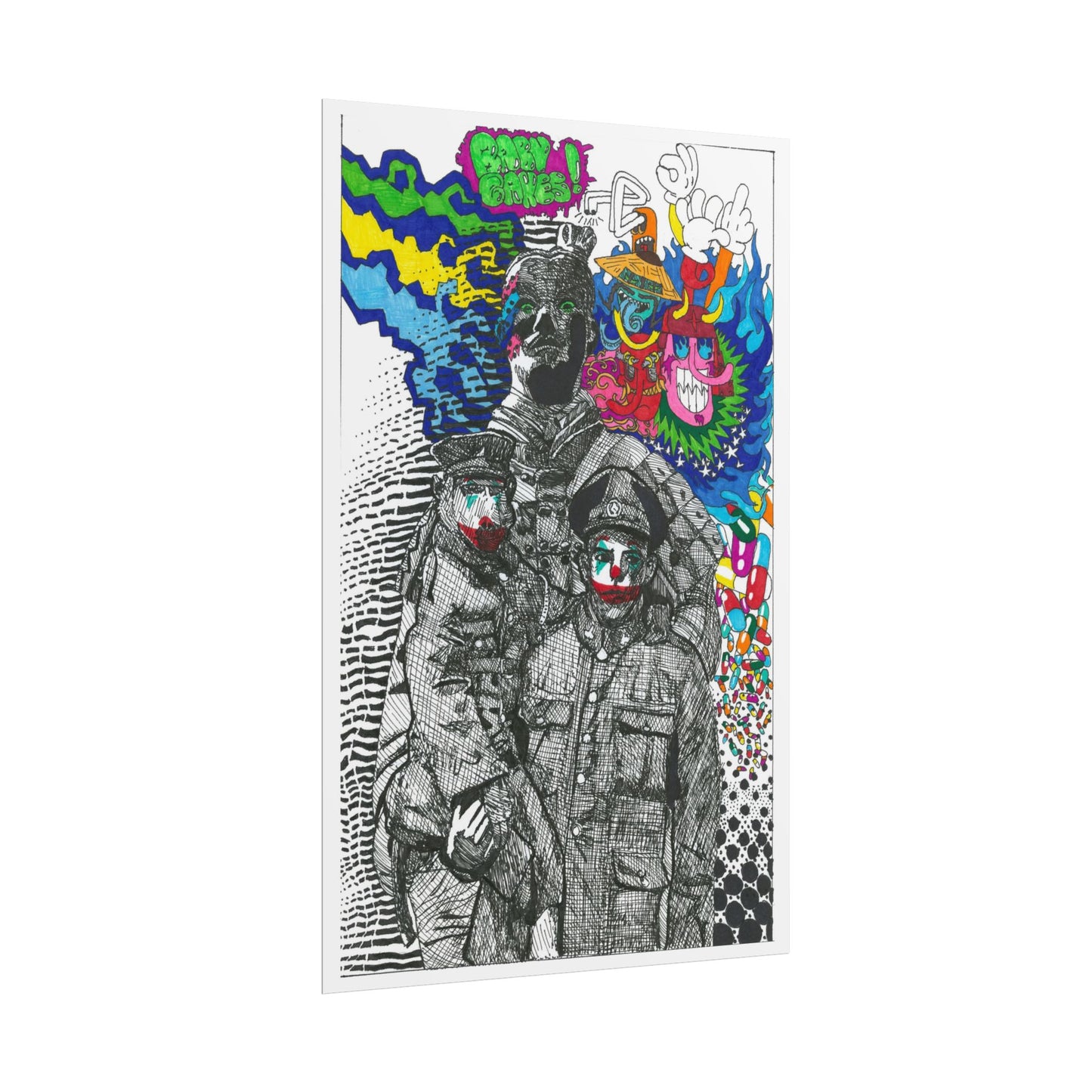 Rapscallion Baboon Man Rolled Poster