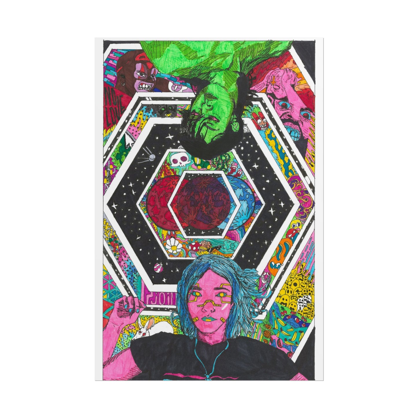 Rapscallion Space Song Rolled Poster
