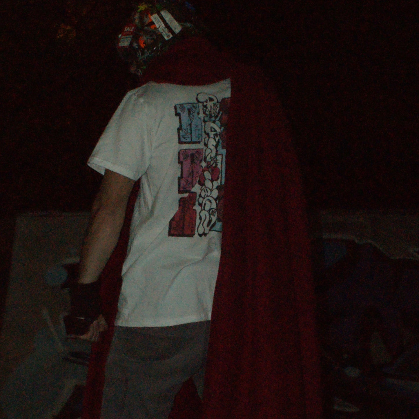 Rapscallion Logo Red Back Piece T shirt Uni Sex Merch