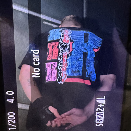 Rapscallion Logo Take 2 Blue Back Piece T shirt Uni sex Merch