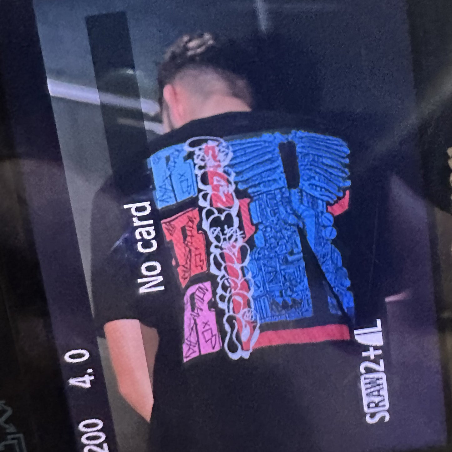 Rapscallion Logo Take 2 Blue Back Piece T shirt Uni sex Merch