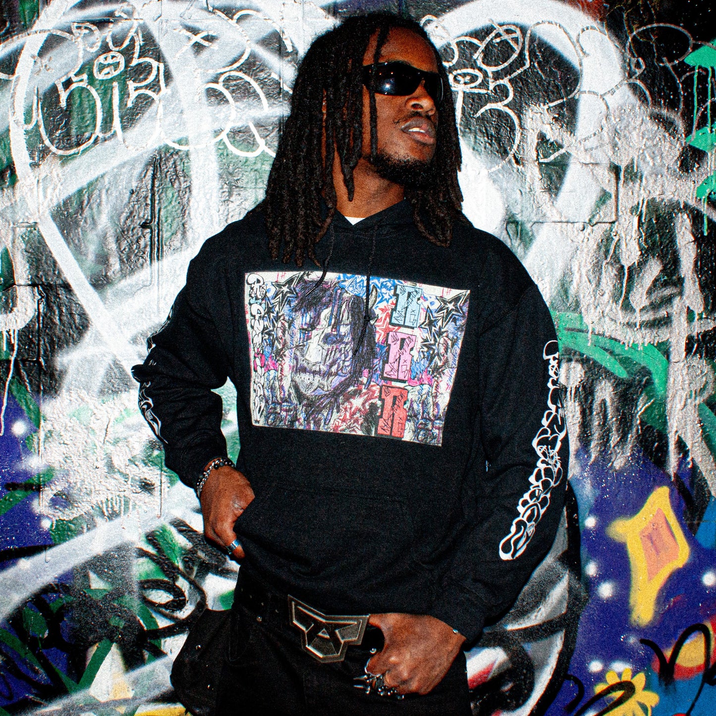 Rapscallion Oni Mask Hoodie Uni Sex Merch