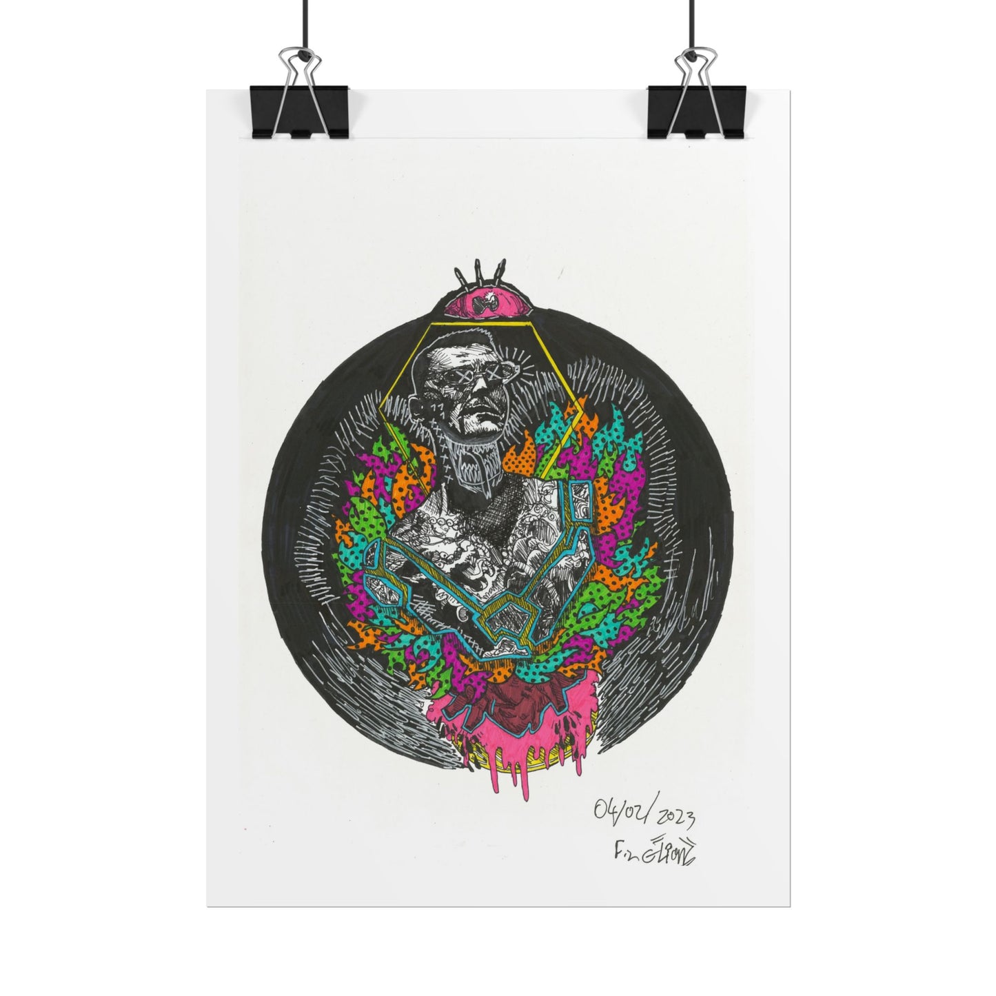 Rapscallion Tattooed Don Poster