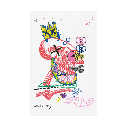 Rapscallion Cut Throat Rolled Poster