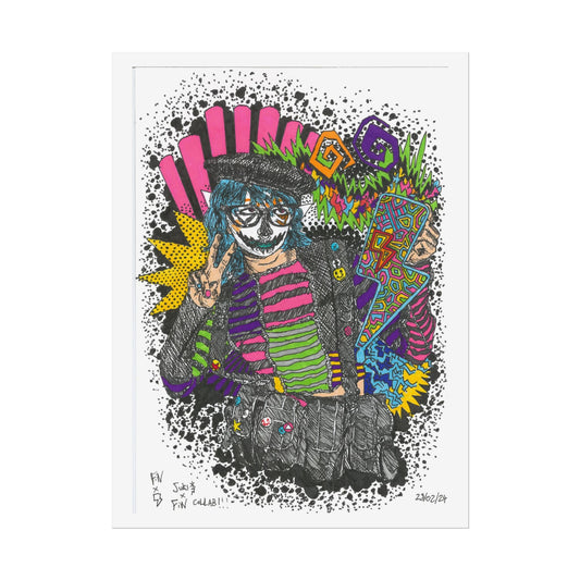 Rapscallion X Juki Rolled Poster