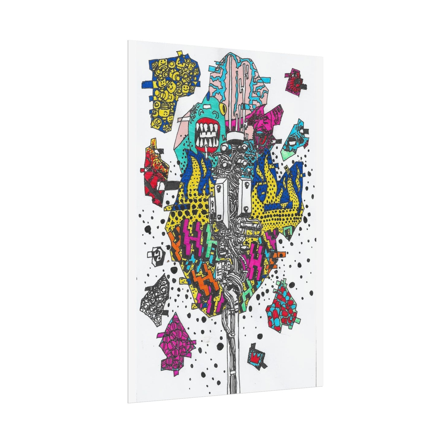 Rapscallion Pylon Rolled Poster
