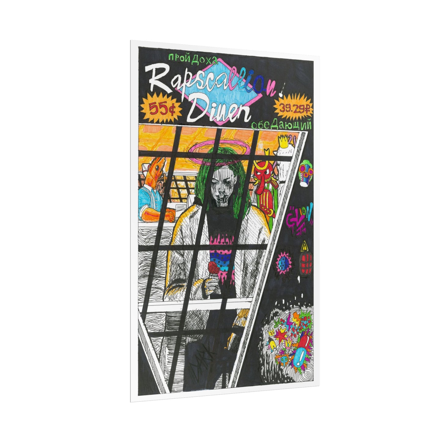 Rapscallion Diner Rolled Poster