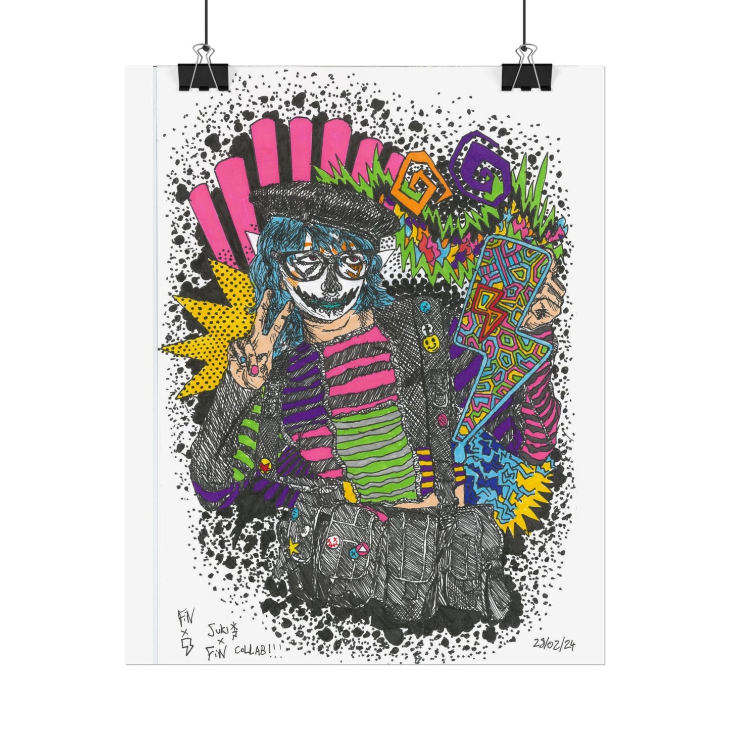 Rapscallion X Juki Rolled Poster