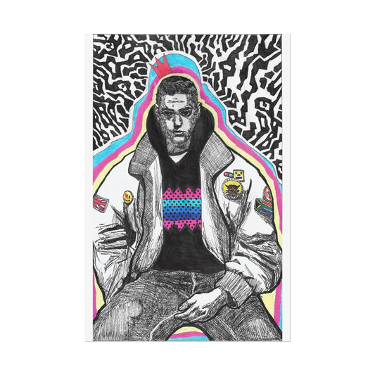 Rapscallion Self Portrait 2020 Rolled Poster