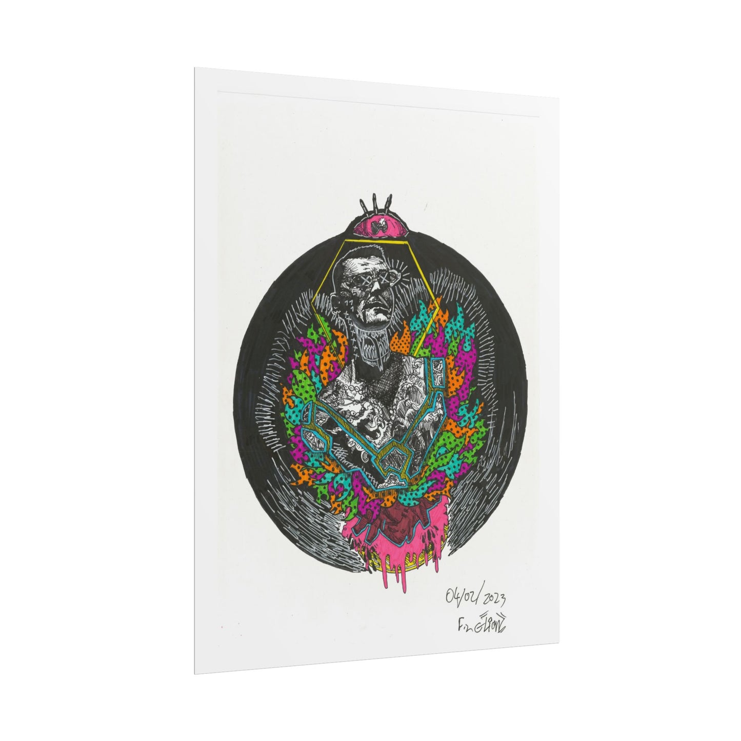 Rapscallion Tattooed Don Poster
