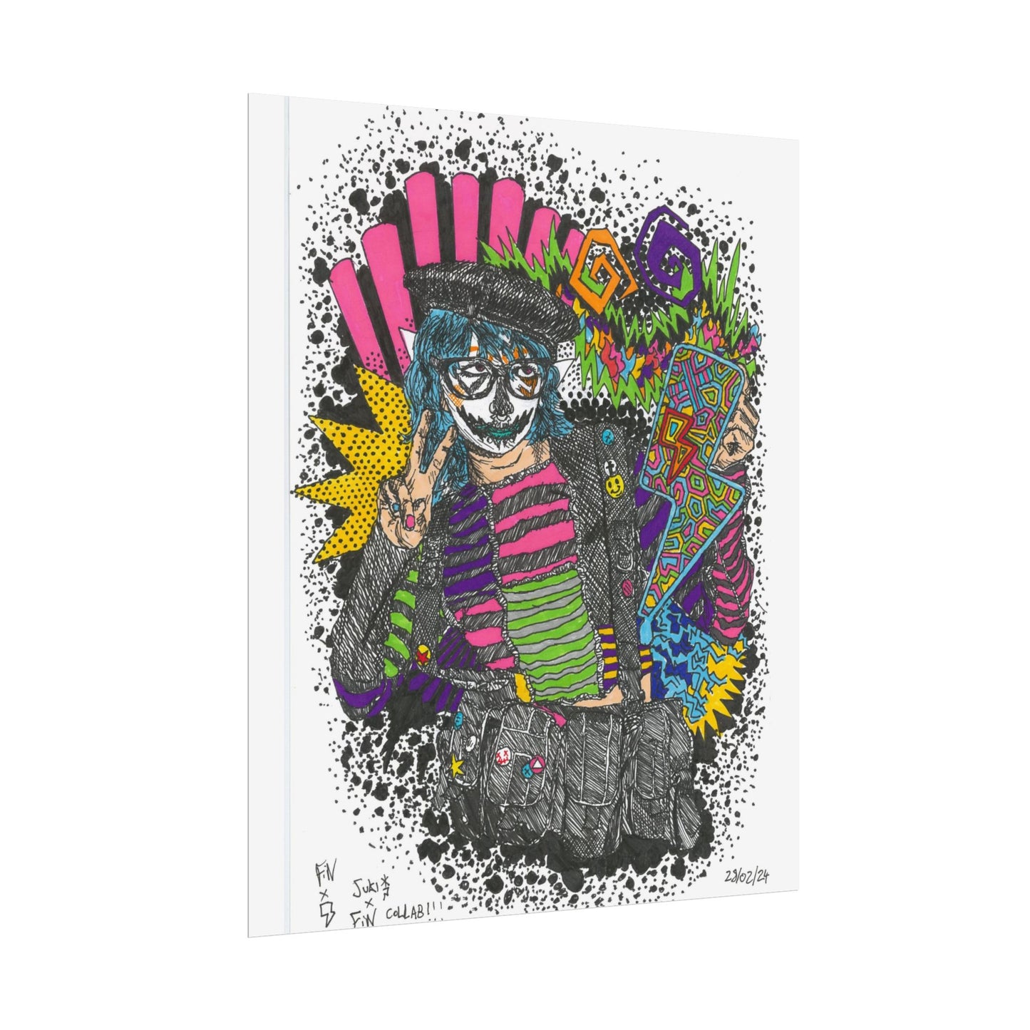 Rapscallion X Juki Rolled Poster